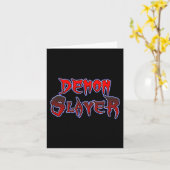 Carte Halloween d'horreur du diable (Fleur jaune)