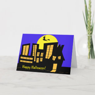 Carte Halloween Downtown Witch