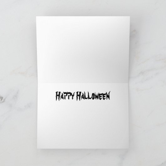 Carte Halloween Dracula (Intérieur)