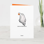 Carte Halloween drôle (Dos)