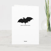 Carte Halloween drôle (Dos)