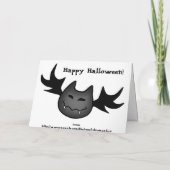 Carte Halloween drôle romance (Dos)