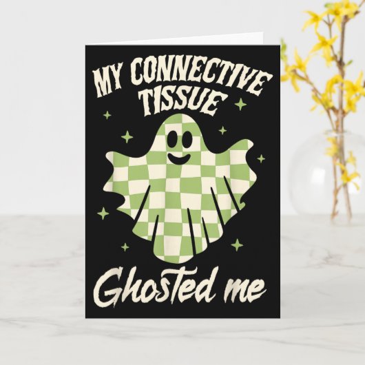 Carte Halloween Eds Ehlers-danlos My Connective Tissue G (Fleur jaune)