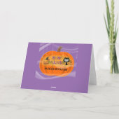 Carte Halloween éffrayant (Dos)