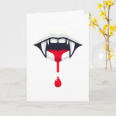 Carte Halloween effrayant (Fleur jaune)