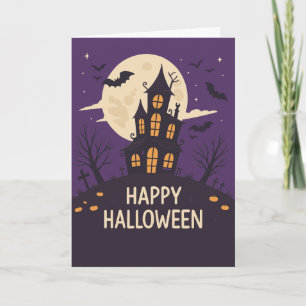 Carte Halloween effrayant
