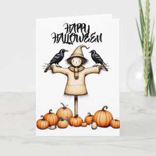 Carte Halloween effrayant