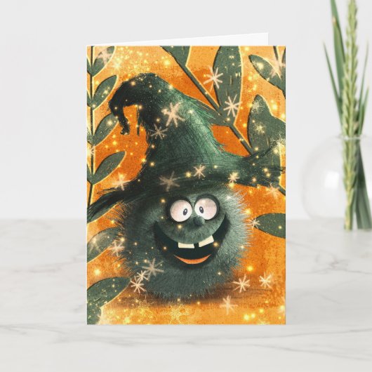 Carte Halloween effrayant (Devant)