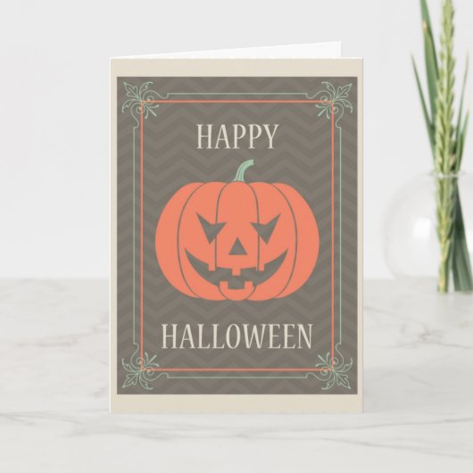 Carte Halloween effrayant (Devant)