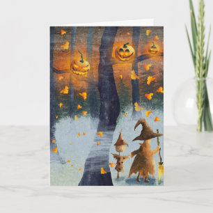 Carte Halloween effrayant