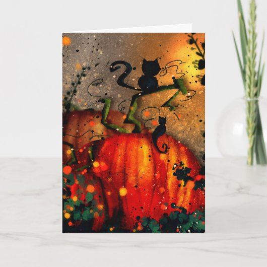 Carte Halloween effrayant (Devant)
