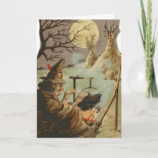 Carte Halloween effrayant (Devant)