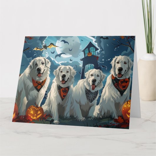 Carte Halloween Éffrayant (Devant)