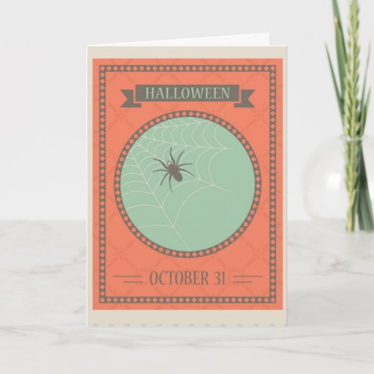 Carte Halloween effrayant (Devant)
