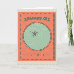 Carte Halloween effrayant