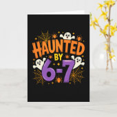 Carte Halloween effrayant 67 Six Sept Meme 1 (3)  (Fleur jaune)