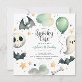 Carte Halloween Éffrayant premier (Devant)