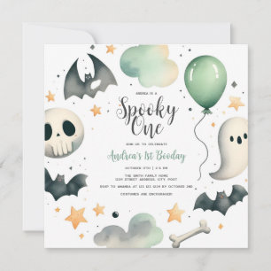 Carte Halloween Éffrayant premier