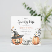 Carte Halloween Éffrayant premier (Debout devant)