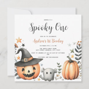 Carte Halloween Éffrayant premier