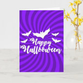 Carte Halloween éffrayante (Fleur jaune)