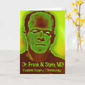 Carte Halloween effrayante Happy Halloween Greetin (Fleur jaune)