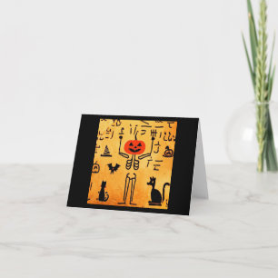 Carte Halloween égyptien 4