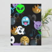 Carte halloween emojis (Debout devant)