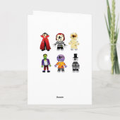 Carte Halloween enfants ruiner ou traiter (Dos)