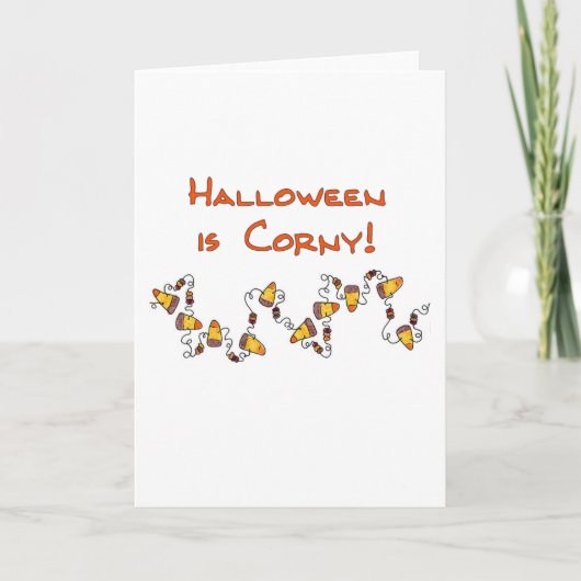 Carte Halloween est Corny (Devant)