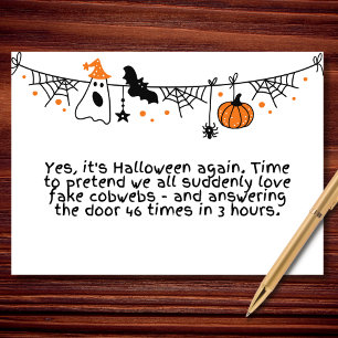 Carte Halloween est de retour... Et le chaos aussi.