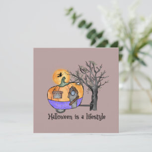 Carte Halloween est un mode de vie Camper Remorque