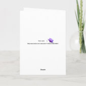 Carte Halloween et le chaton blanc (Dos)