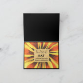 Carte Halloween et porter le Casquette de sorcière (Intérieur)