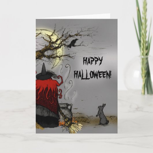 CARTE HALLOWEEN FAMILIER (Devant)