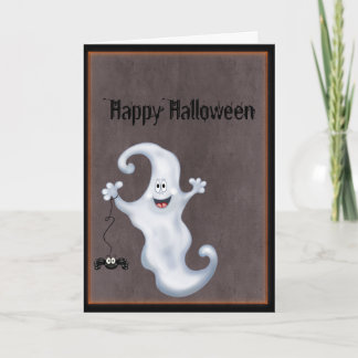 Carte Halloween fantôme