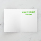 Carte Halloween féline Éffrayante (Intérieur)