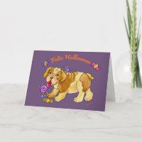 Carte Halloween Feliz Cachorrito