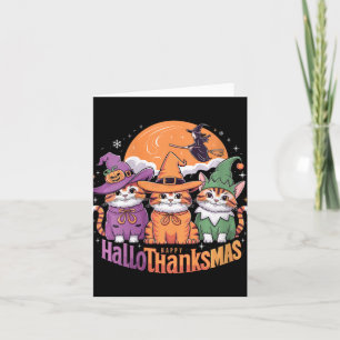 Carte Halloween Filles Thanksgiving Christmas Happy Hall