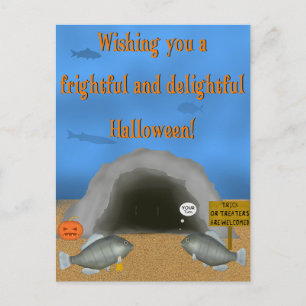 Carte Halloween FishFolkArt 2023