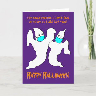 Carte Halloween flippant et effrayant