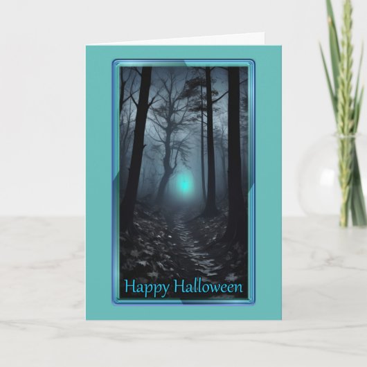 Carte Halloween Forest Glow (Devant)