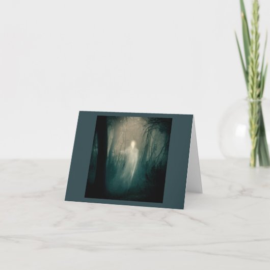 Carte Halloween - Forêt hantée 3 (Devant)