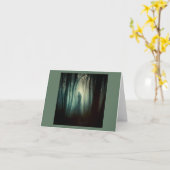 Carte Halloween - Forêt hantée 4 (Fleur jaune)