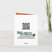 Carte Halloween - Français Bulldog - Spike (Dos)