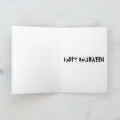 Carte Halloween Fright (Intérieur)