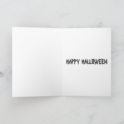 Carte Halloween Fright (Intérieur)