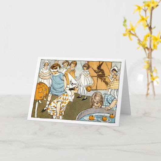 Carte Halloween Fun (Fleur jaune)