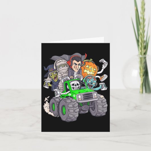 Carte Halloween Gamer Skeleton (Devant)