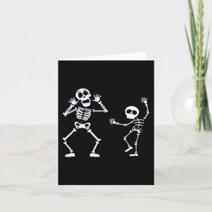 Carte Halloween Garçons Filles Enfants Squelette Griddy